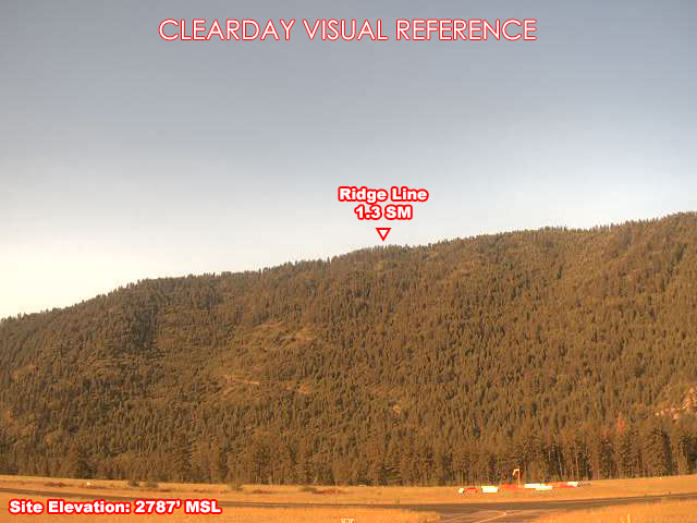 Superior Airport, South view on a clear day