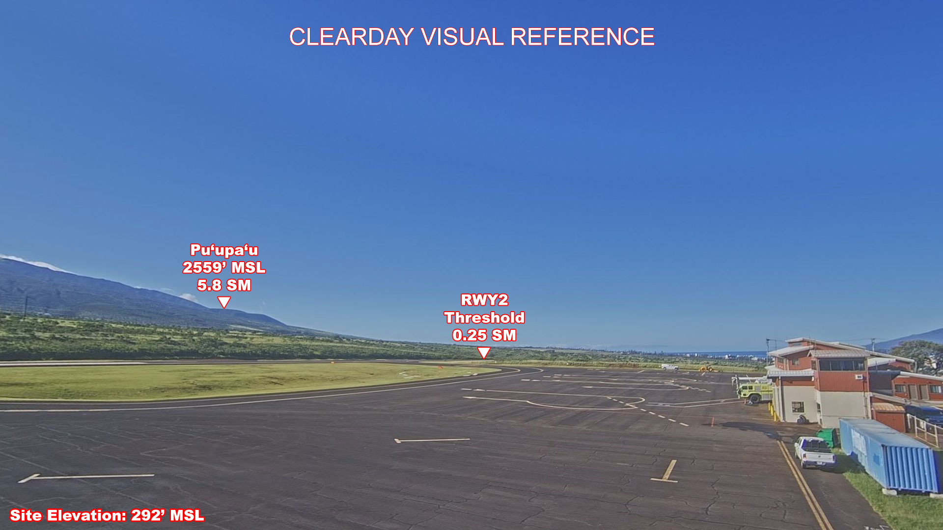 Kapalua, South view on a clear day