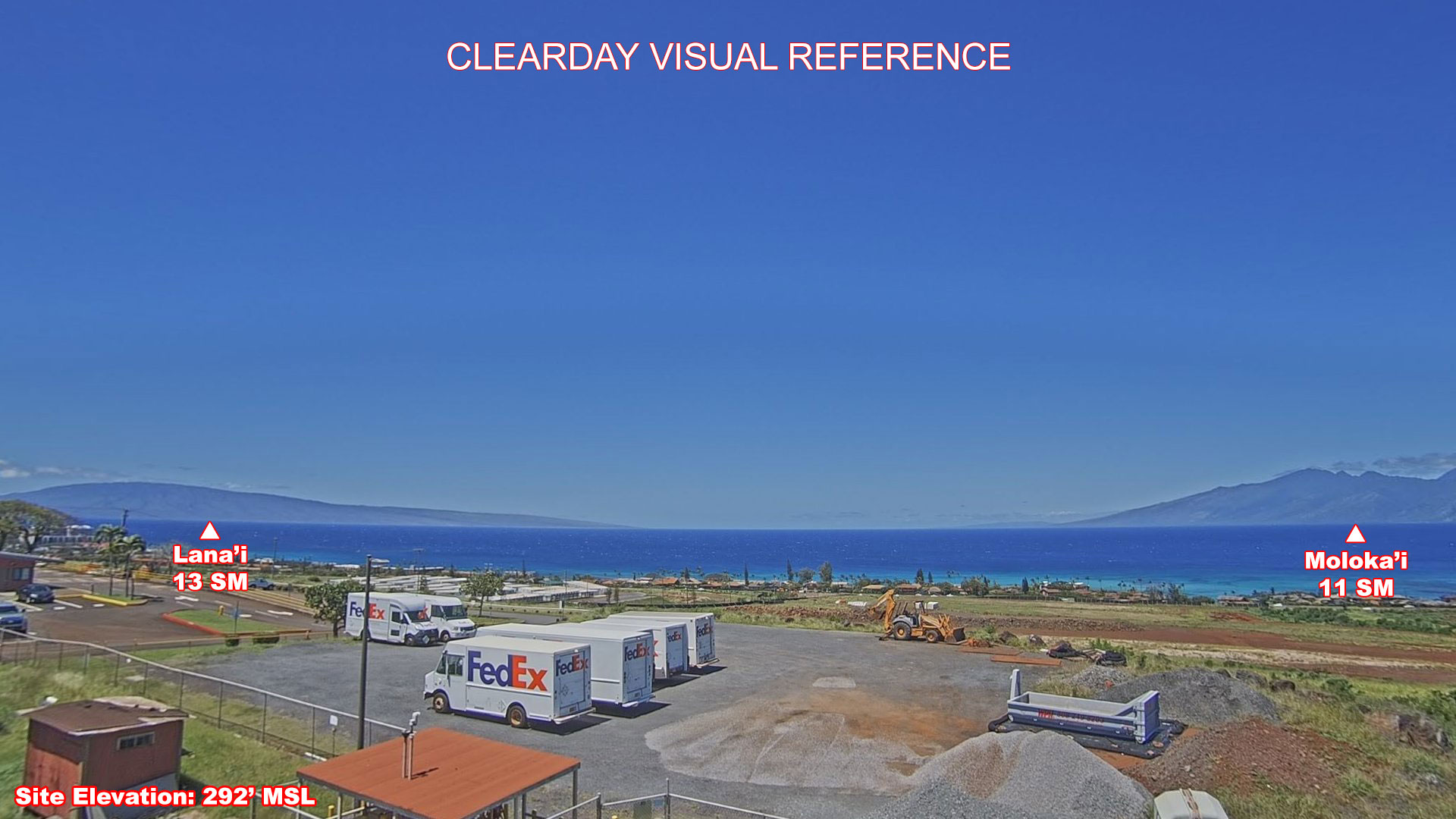 Kapalua, West view on a clear day