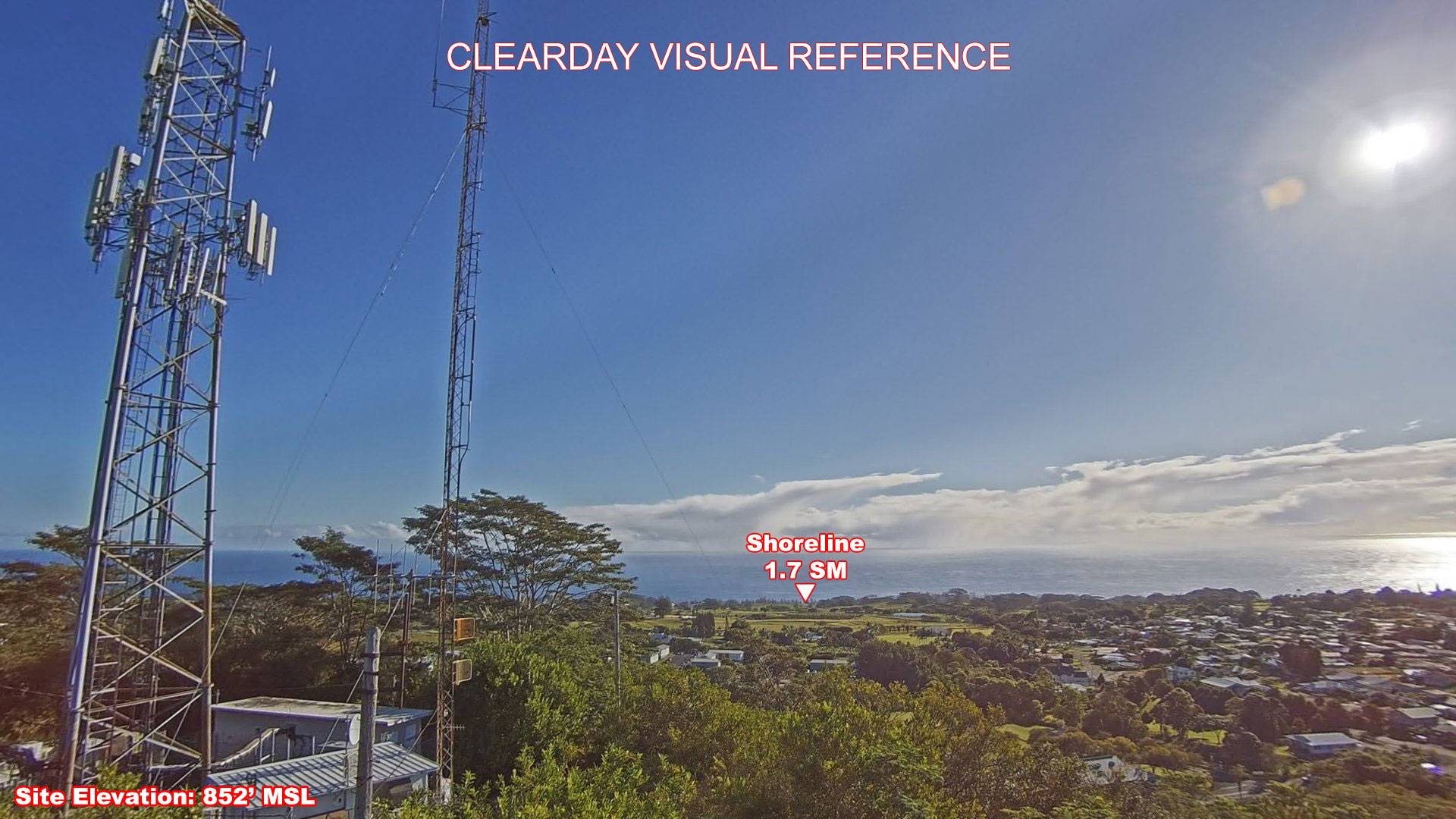 Laupahoehoe, East view on a clear day