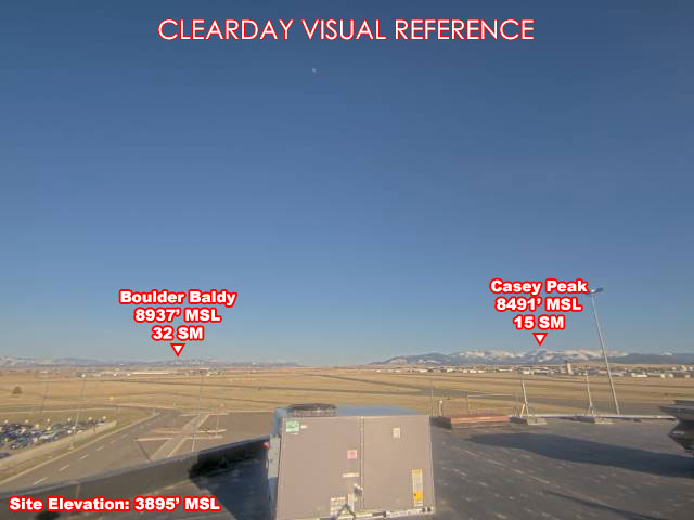 Helena Airport, East view on a clear day