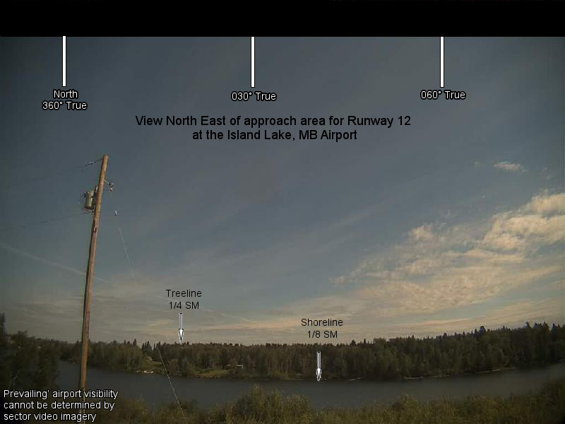 Island Lake, NorthEast view on a clear day