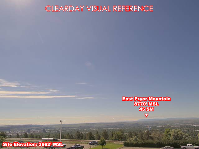Billings Airport, SouthEast view on a clear day