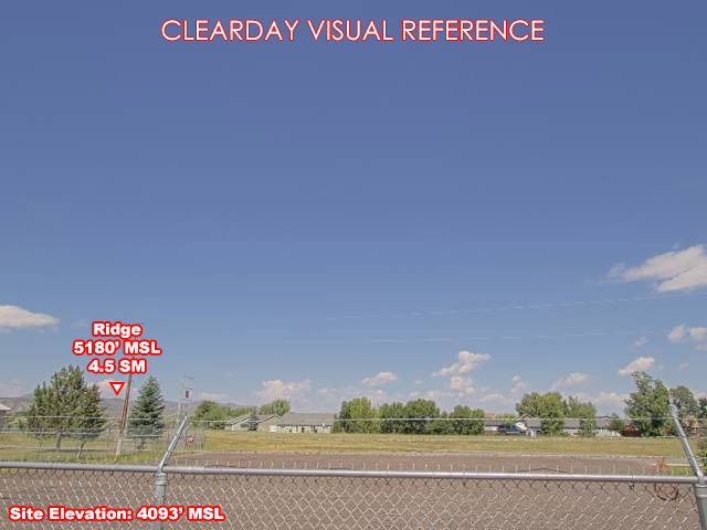 Three Forks, NorthWest view on a clear day