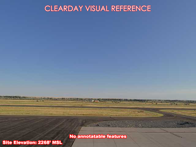 Malta Airport, South view on a clear day