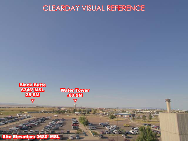 Great Falls, South view on a clear day