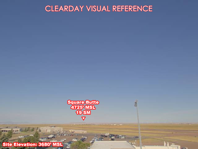 Great Falls, West view on a clear day