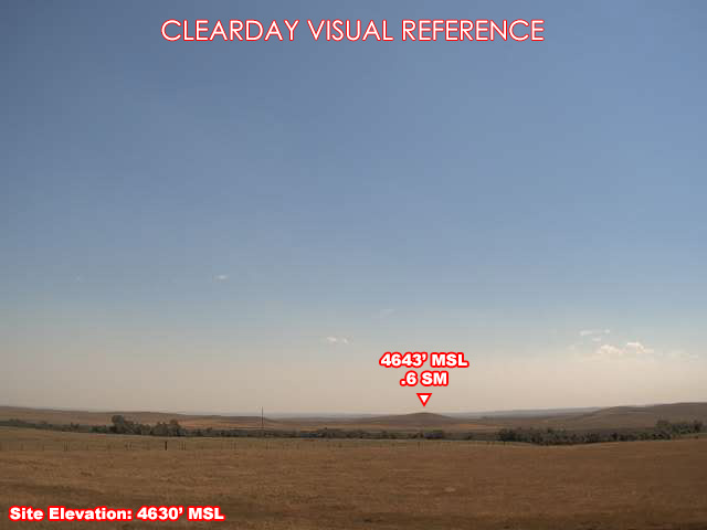 Browning Starr School Airport, SouthEast view on a clear day