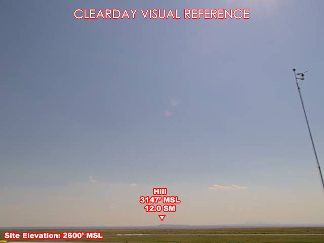 Harlem Airport, South view on a clear day