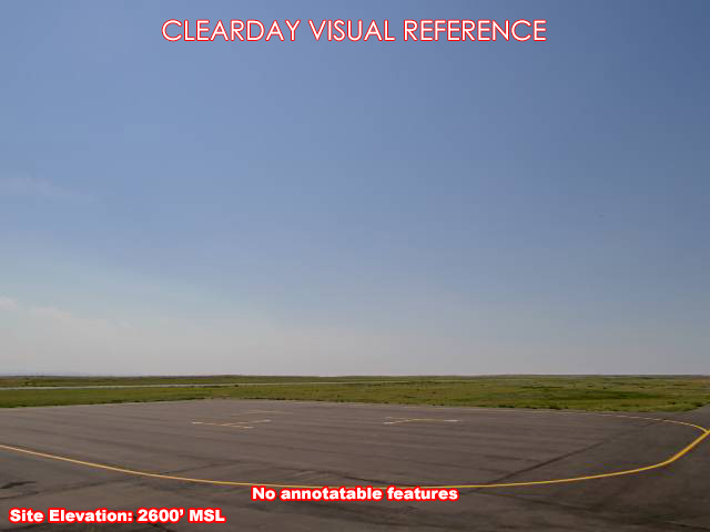 Harlem Airport, West view on a clear day