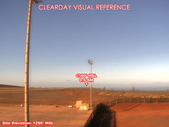 Lanai, SouthWest view on a clear day