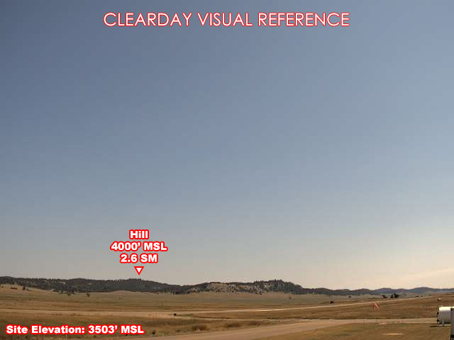 Ekalaka Airport, SouthEast view on a clear day