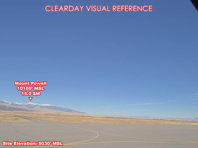 Bowman Field Anaconda, North view on a clear day