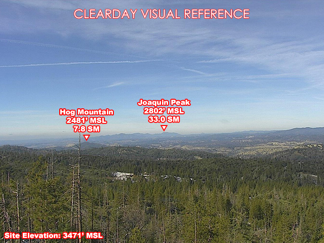 Merrell Rd, NorthWest view on a clear day