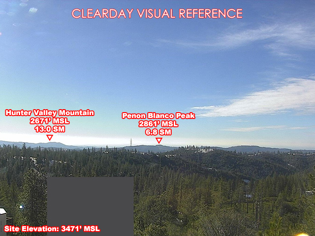 Merrell Rd, SouthWest view on a clear day