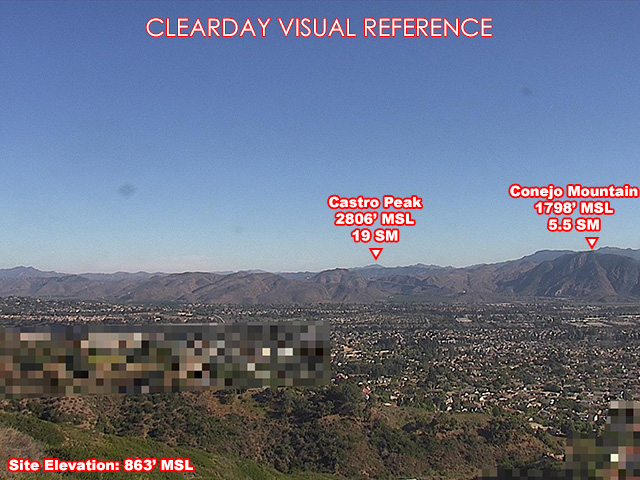 Ridgeline, SouthEast view on a clear day