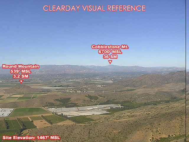Laguna Peak, North view on a clear day