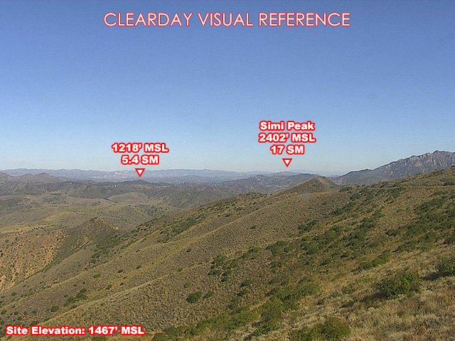 Laguna Peak, NorthEast view on a clear day