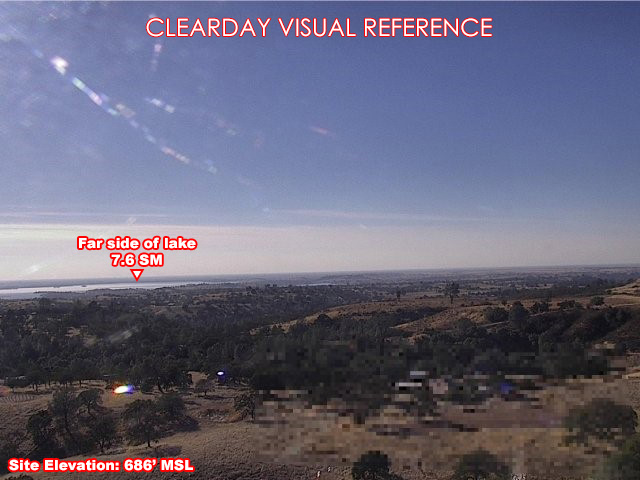 Buena Vista Amador, West view on a clear day