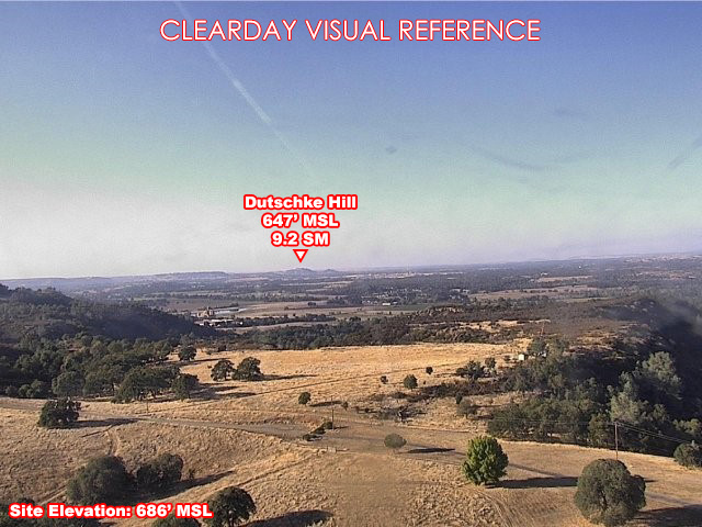 Buena Vista Amador, NorthWest view on a clear day