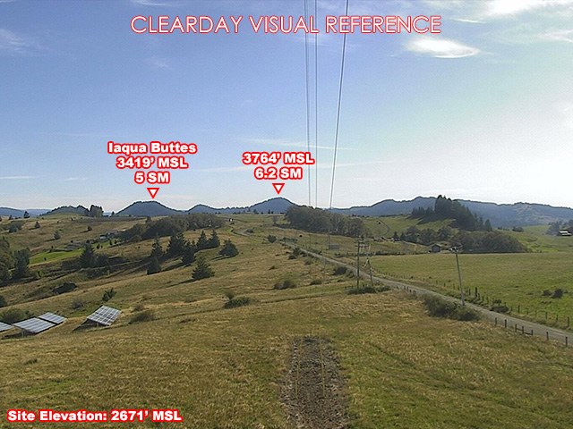 Barry Ridge Kneeland, SouthEast view on a clear day