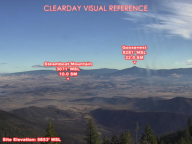 Antelope Mtn Yreka, NorthEast view on a clear day