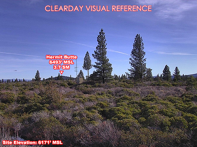 Ballard Ridge, SouthEast view on a clear day
