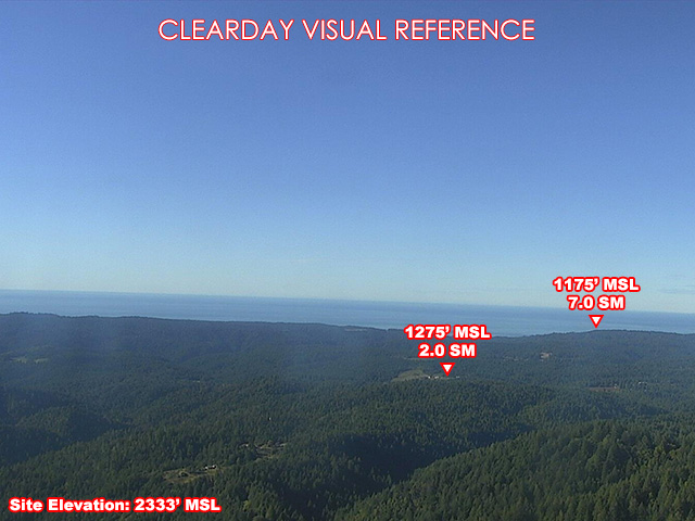 Oak Ridge, SouthWest view on a clear day