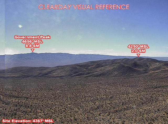 El Paso, South view on a clear day