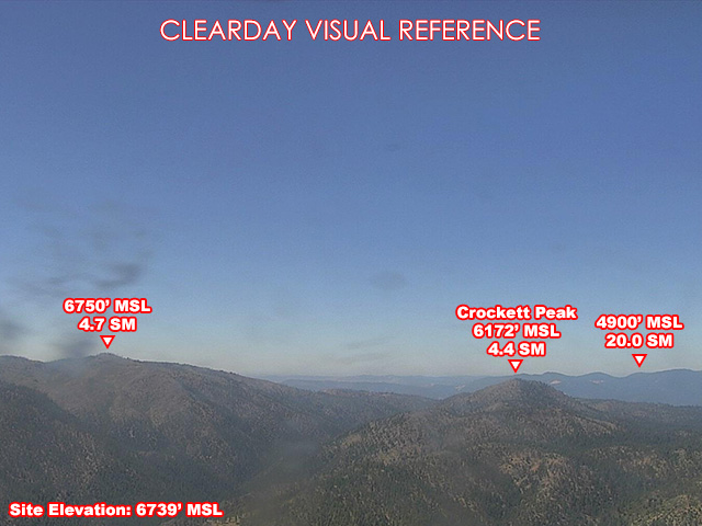 Saint John Mtn, West view on a clear day