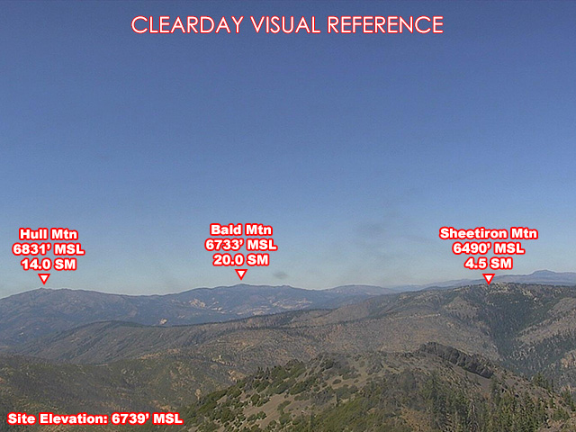 Saint John Mtn, NorthWest view on a clear day