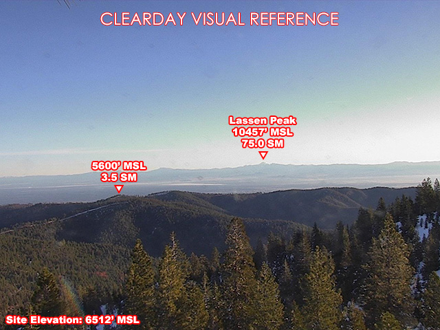 Oven Lid, NorthEast view on a clear day
