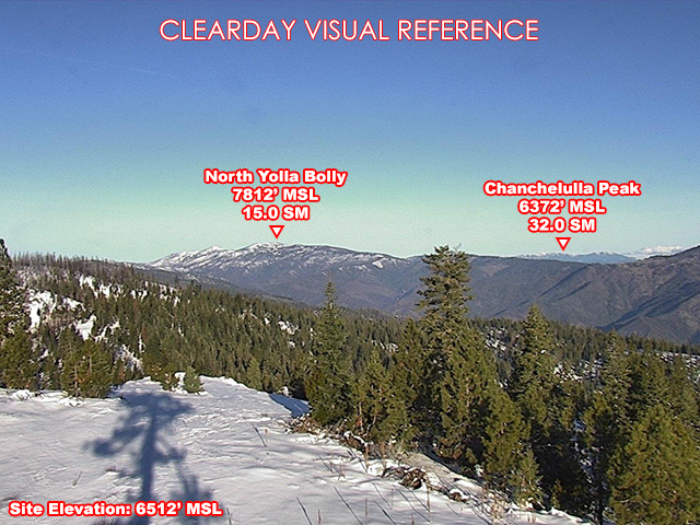 Oven Lid, NorthWest view on a clear day
