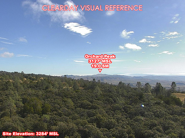 Parkfield, SouthEast view on a clear day