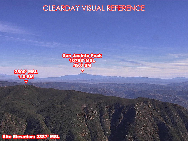Buffalo Bump, NorthEast view on a clear day