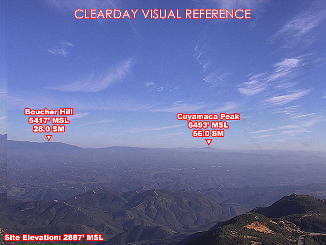 Buffalo Bump, SouthEast view on a clear day