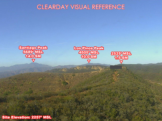 Talega, North view on a clear day