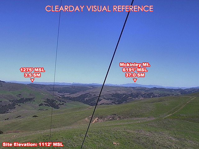 Dangermond, NorthEast view on a clear day