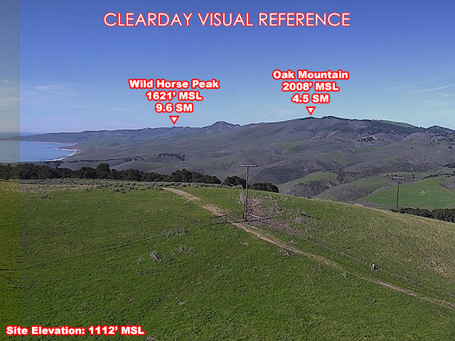 Dangermond, NorthWest view on a clear day