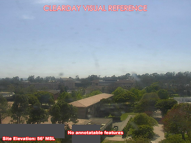 UCSB Campus, West view on a clear day