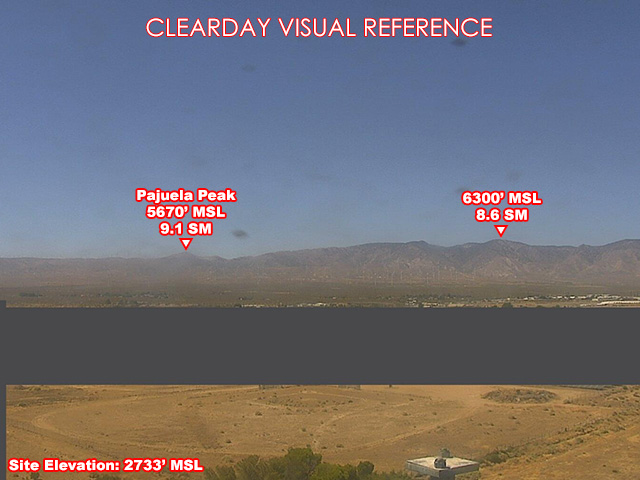 Mojave Air and Space Port, NorthWest view on a clear day