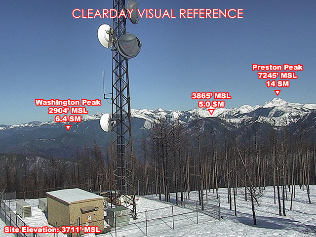 Wild Frontier, East view on a clear day