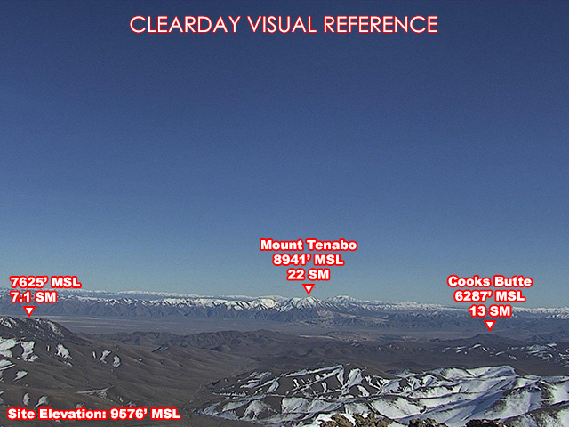 Mt Lewis, SouthEast view on a clear day