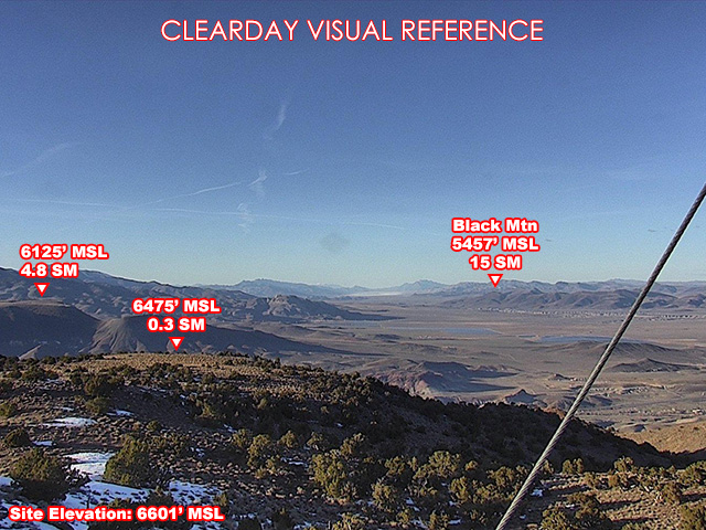Eagle Peak, North view on a clear day