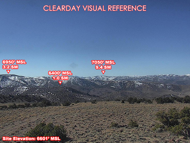 Eagle Peak, South view on a clear day