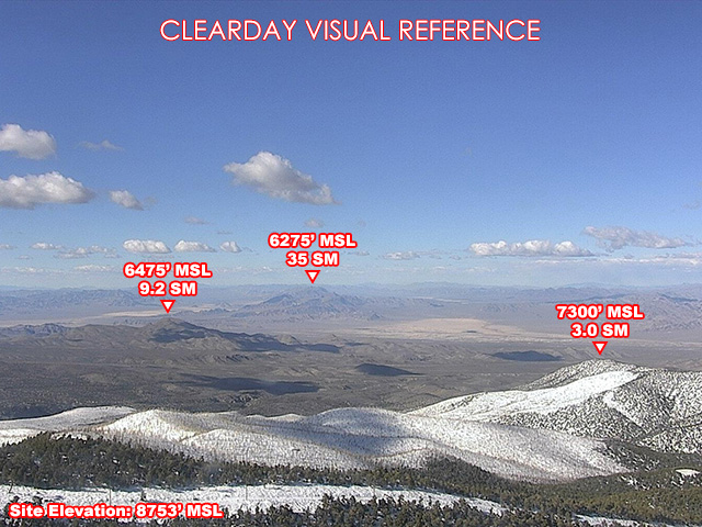 Angel Peak, North view on a clear day