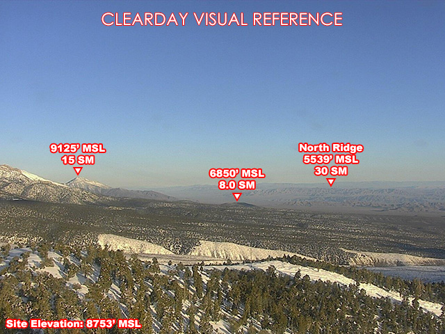 Angel Peak, NorthWest view on a clear day