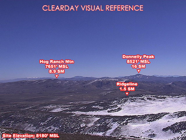 Fox Mtn, NorthEast view on a clear day