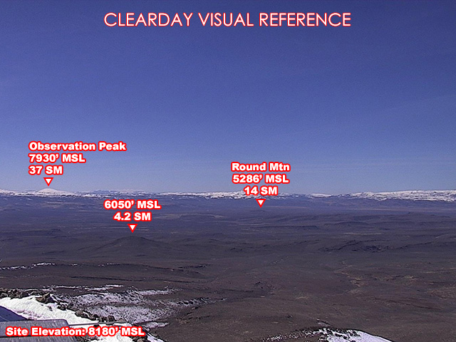 Fox Mtn, West view on a clear day