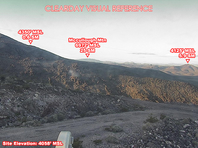 Black Mtn, South view on a clear day